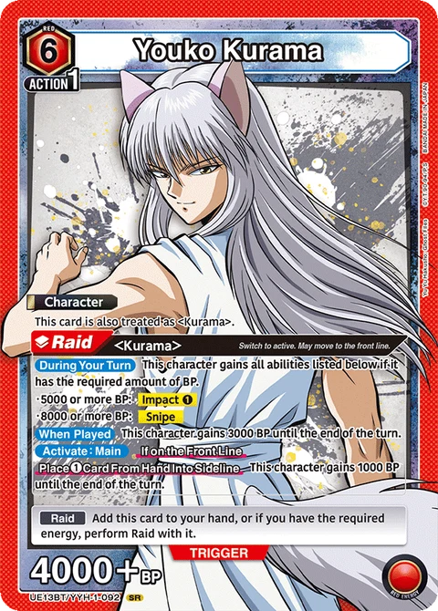 Youko Kurama - Union Arena (English) card