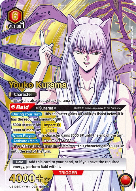 Youko Kurama - Union Arena (English) card