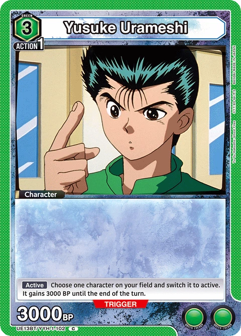 Yusuke Urameshi - Union Arena (English) card