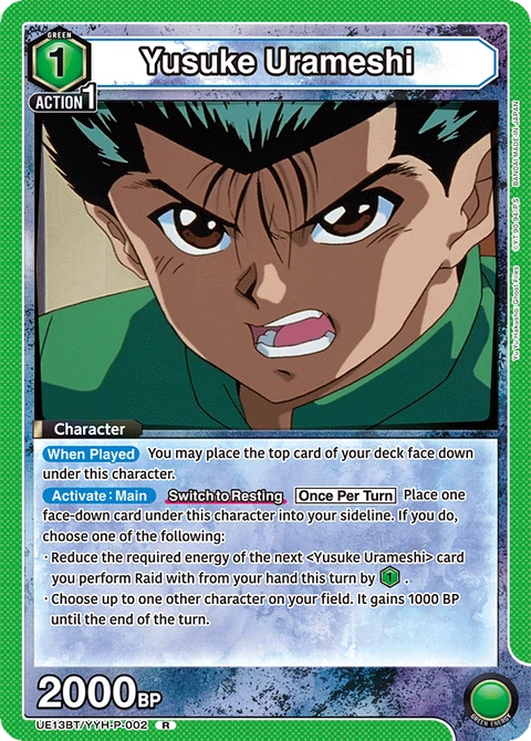 Yusuke Urameshi - Union Arena (English) card