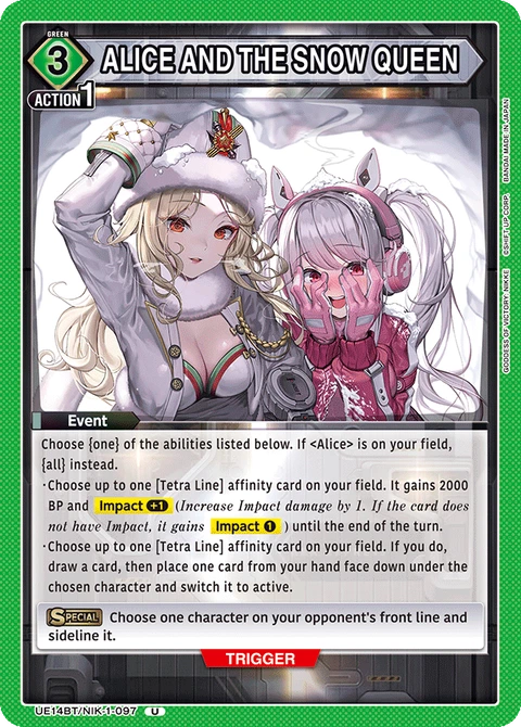 ALICE AND THE SNOW QUEEN - Union Arena (English) card
