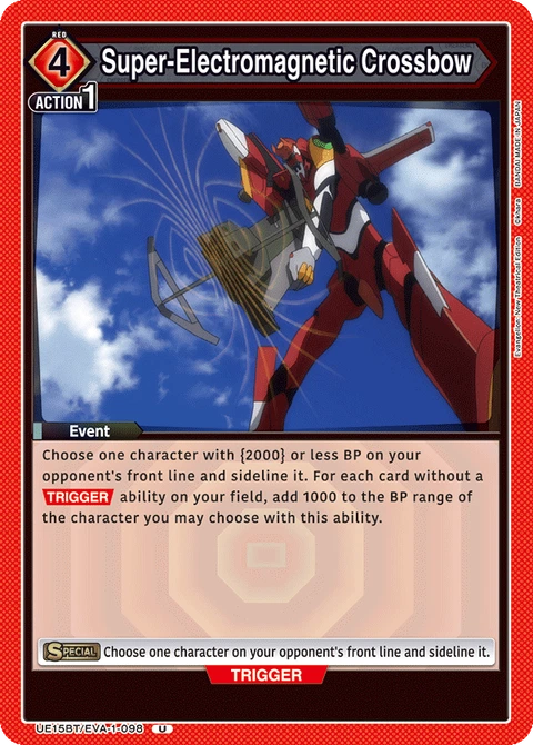 Super-Electromagnetic Crossbow - Union Arena (English) card
