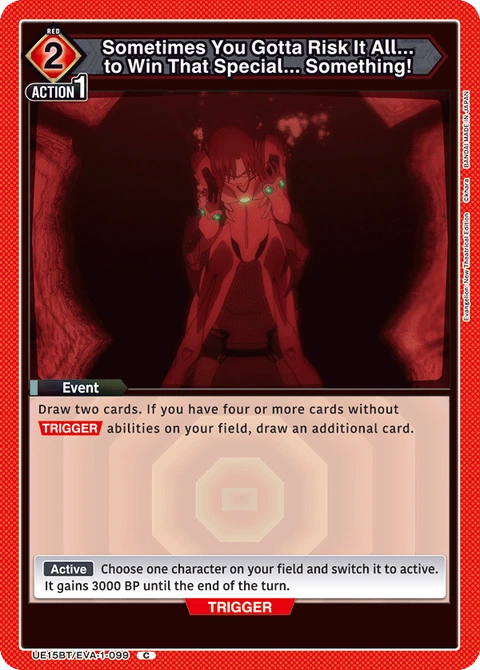 Sometimes You Gotta Risk It All... to Win That Special... Something! - Union Arena (English) card