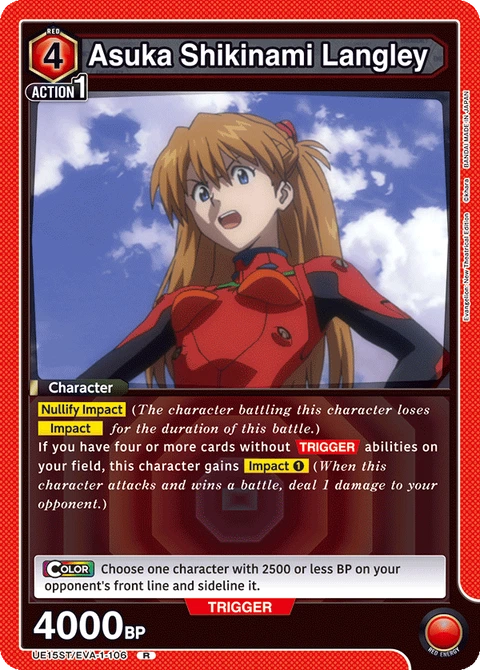 Asuka Shikinami Langley - Union Arena (English) card
