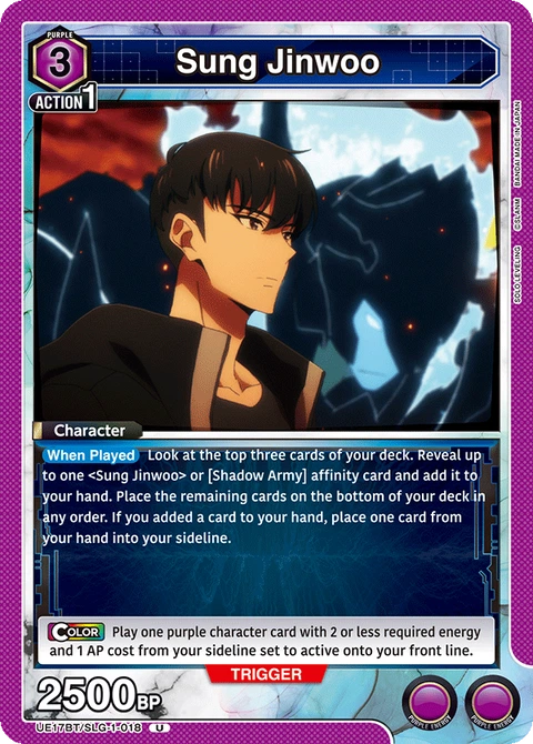 Sung Jinwoo, Union Arena (English) Main Card