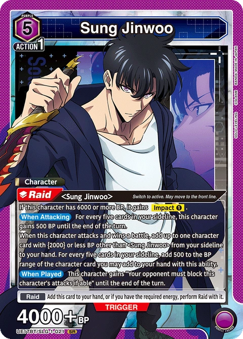 Sung Jinwoo, Union Arena (English) Main Card
