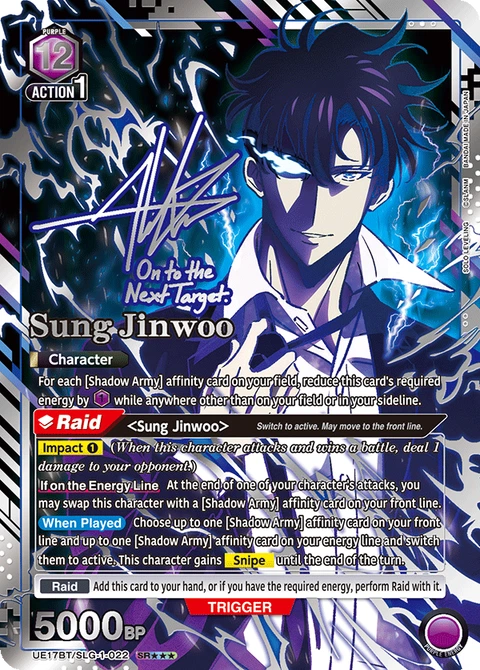 Sung Jinwoo - Union Arena (English) card