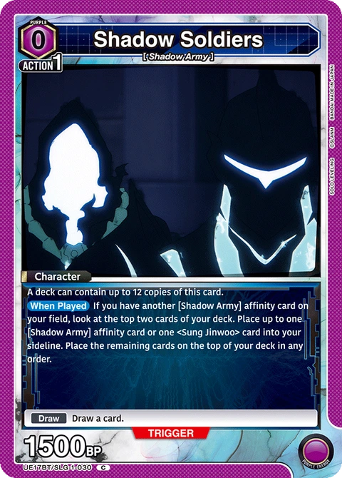 Shadow Soldiers - Union Arena (English) card