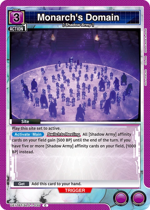 Monarch's Domain - Union Arena (English) card
