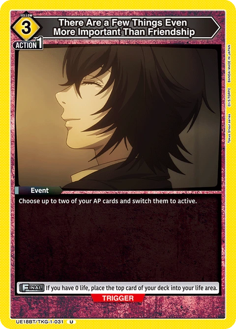 There Are a Few Things Even More Important Than Friendship - Union Arena (English) card