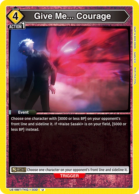 Give Me... Courage - Union Arena (English) card