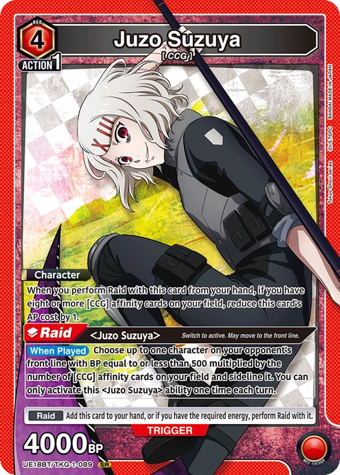 Juzo Suzuya, Union Arena (English) Main Card
