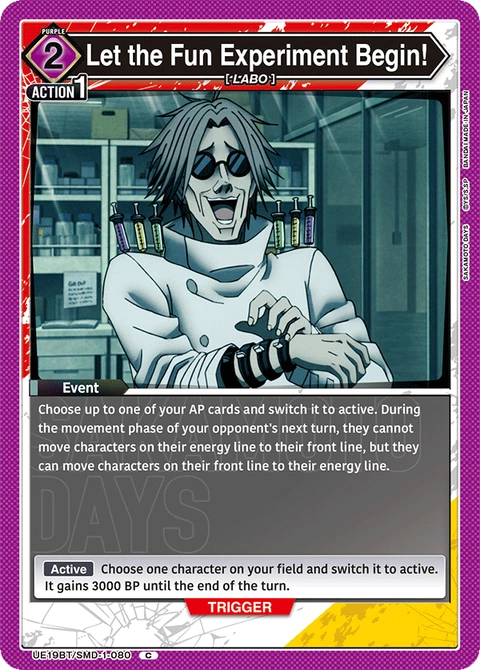 Let the Fun Experiment Begin! - Union Arena (English) card