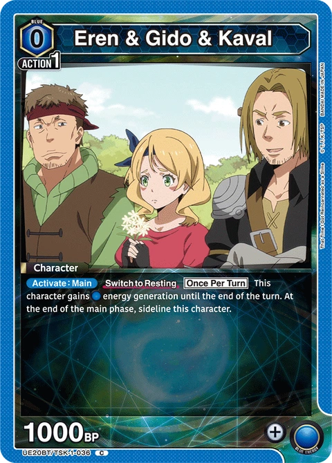 Eren & Gido & Kaval - Union Arena (English) card