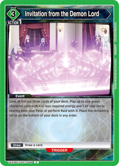 Invitation from the Demon Lord - Union Arena (English) card