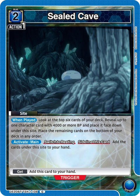 Sealed Cave - Union Arena (English) card
