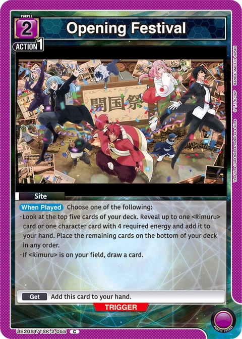 Opening Festival - Union Arena (English) card