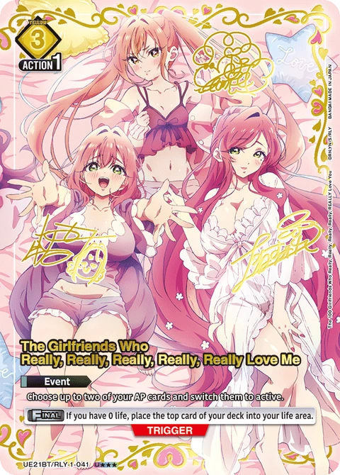 The Girlfriends Who Really, Really, Really, Really, Really Love Me - Union Arena (English) card