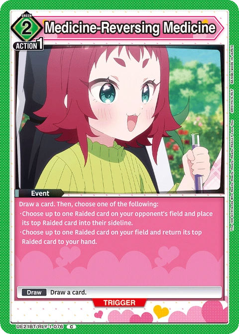 Medicine-Reversing Medicine - Union Arena (English) card