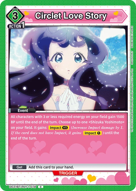 Circlet Love Story - Union Arena (English) card