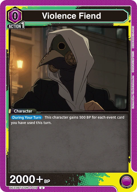 Violence Fiend - Union Arena (English) card