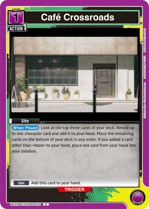 Café Crossroads - Union Arena (English) card
