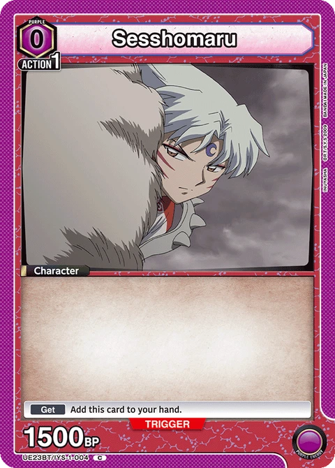 Sesshomaru - Union Arena (English) card