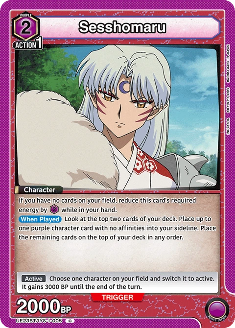 Sesshomaru - Union Arena (English) card