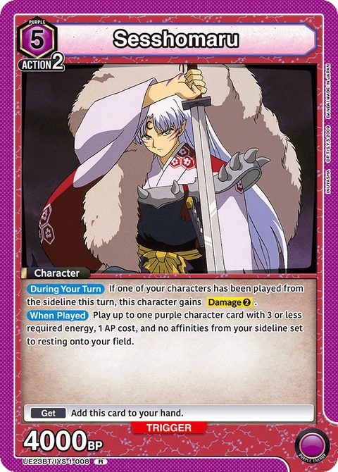 Sesshomaru, Union Arena (English) Main Card