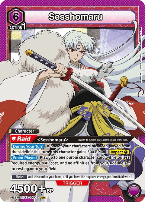 Sesshomaru, Union Arena (English) Main Card