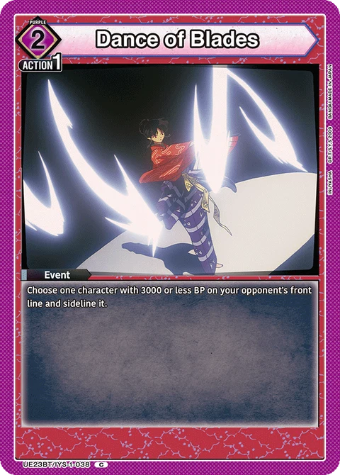 Dance of Blades, Union Arena (English) Main Card
