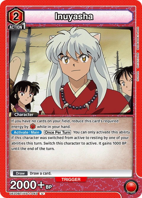 Inuyasha, Union Arena (English) Main Card