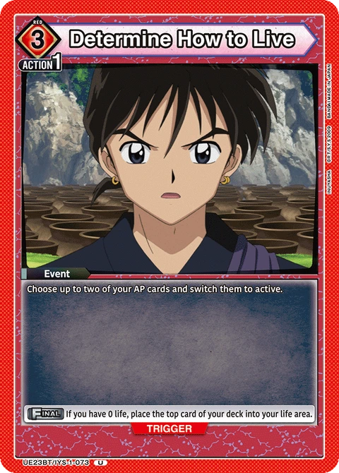 Determine How to Live - Union Arena (English) card