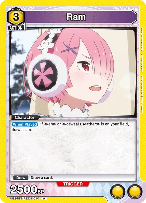 Ram, Union Arena (English) Main Card