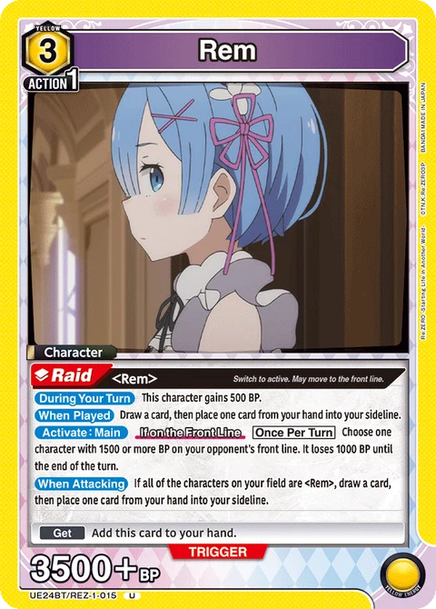 Rem, Union Arena (English) Main Card