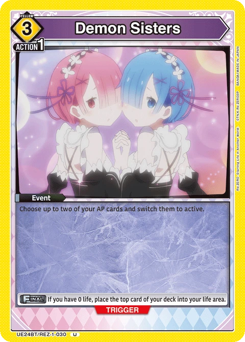 Demon Sisters - Union Arena (English) card