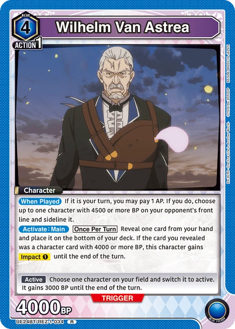 Wilhelm Van Astrea - Union Arena (English) card