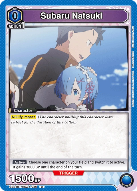 Subaru Natsuki - Union Arena (English) card