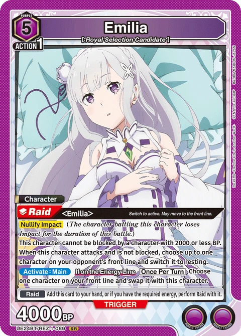 Emilia - Union Arena (English) card