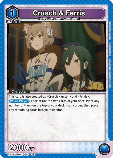 Crusch & Ferris - Union Arena (English) card