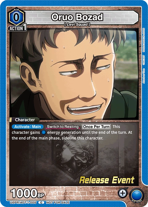 Oruo Bozad - Union Arena (English) card