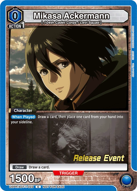 Mikasa Ackermann - Union Arena (English) card