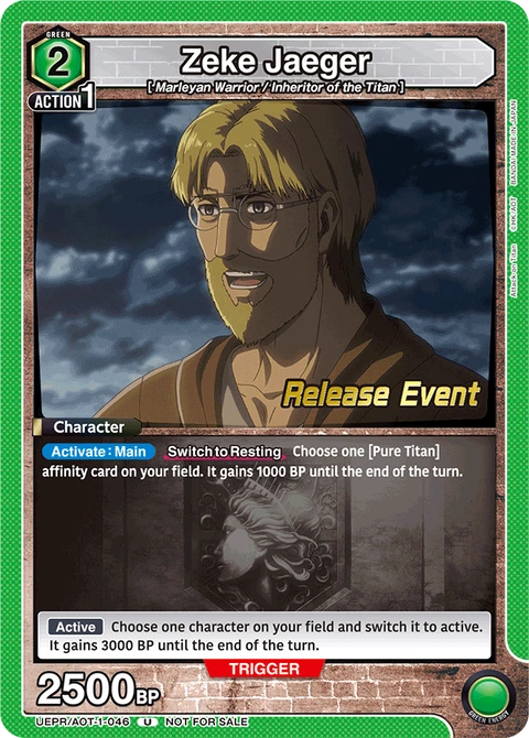 Zeke Jaeger - Union Arena (English) card