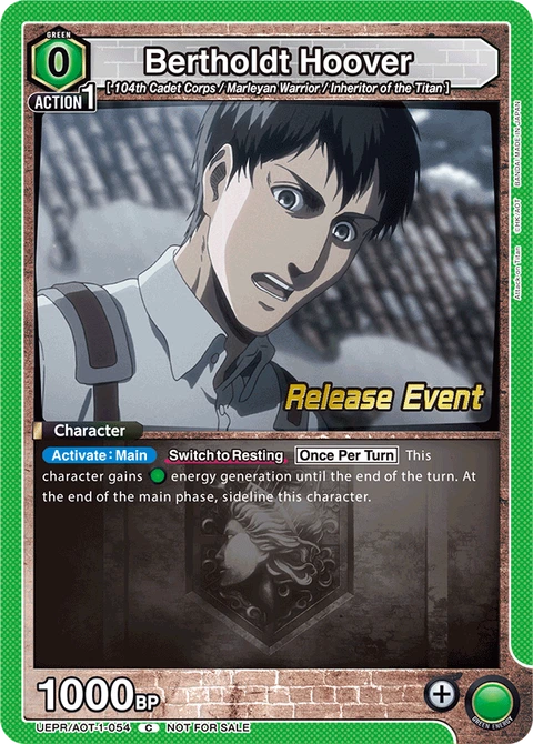 Bertholdt Hoover - Union Arena (English) card