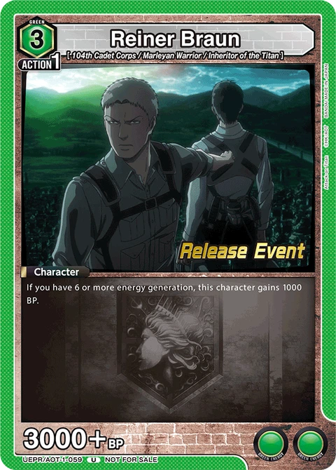 Reiner Braun - Union Arena (English) card