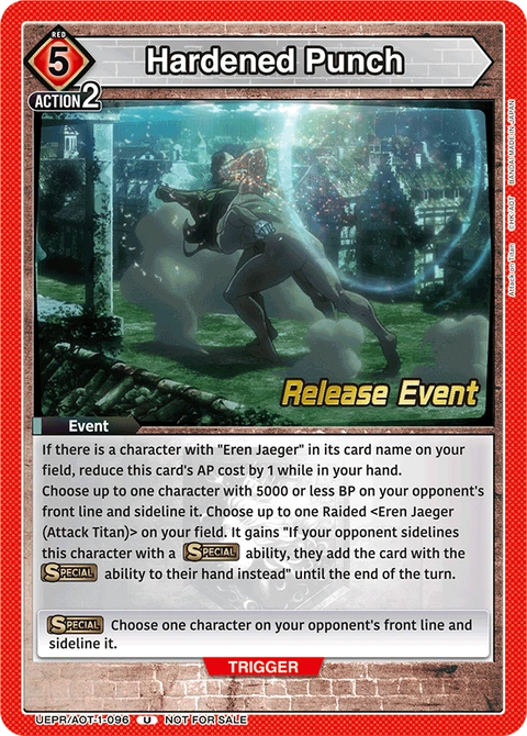 Hardened Punch - Union Arena (English) card