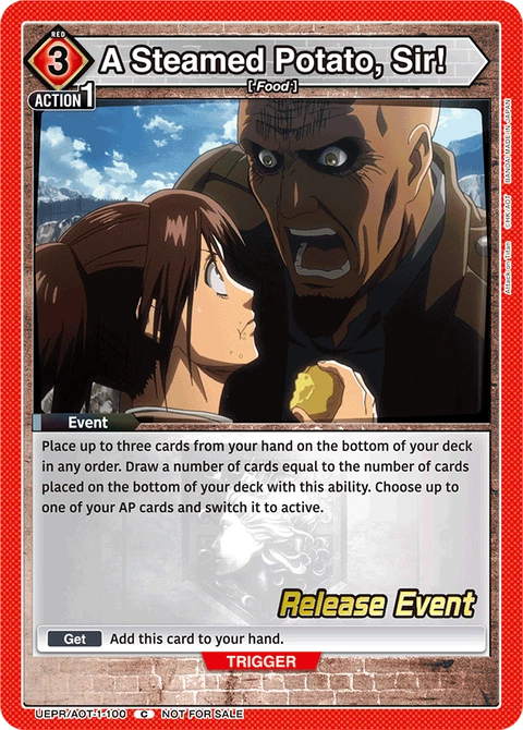 A Steamed Potato, Sir! - Union Arena (English) card