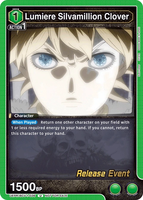Lumiere Silvamillion Clover - Union Arena (English) card