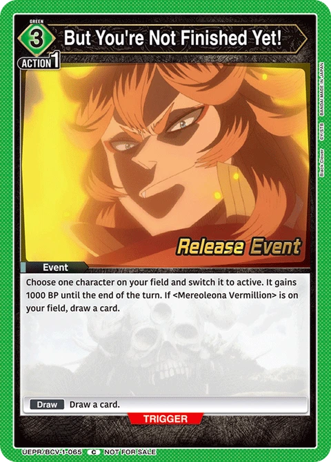 But You're Not Finished Yet! - Union Arena (English) card