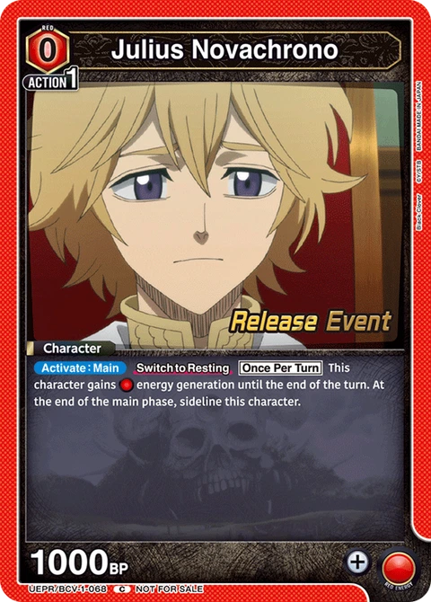 Julius Novachrono - Union Arena (English) card